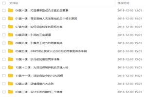 带你玩爆实体店业绩《实体店业绩爆破柔统》12节视频 带你玩爆实体店业绩《实体店业绩爆破柔统》12节视频