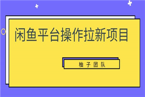 柚子团队《闲鱼平台操作拉新项目》单笔起步利润100+ 柚子团队《闲鱼平台操作拉新项目》单笔起步利润100+