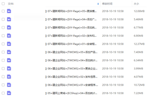 一小时建站讲座适合网创新手学网站建设视频教程共30课高清版 一小时建站讲座适合网创新手学网站建设视频教程共30课高清版