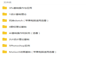 高级UI交互设计师完整知识体系课程视频教程 高级UI交互设计师完整知识体系课程视频教程