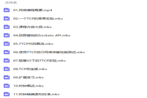 零基础入门Linux网络编程到案例实战视频教程 零基础入门Linux网络编程到案例实战视频教程