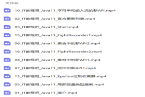 最新Java11新特性完整视频教程 最新Java11新特性完整视频教程