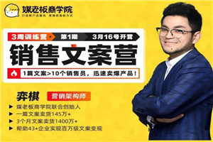 媒老板销售文案最新教程_迅速卖爆产品1400W+(完结) 媒老板销售文案最新教程_迅速卖爆产品1400W+(完结)